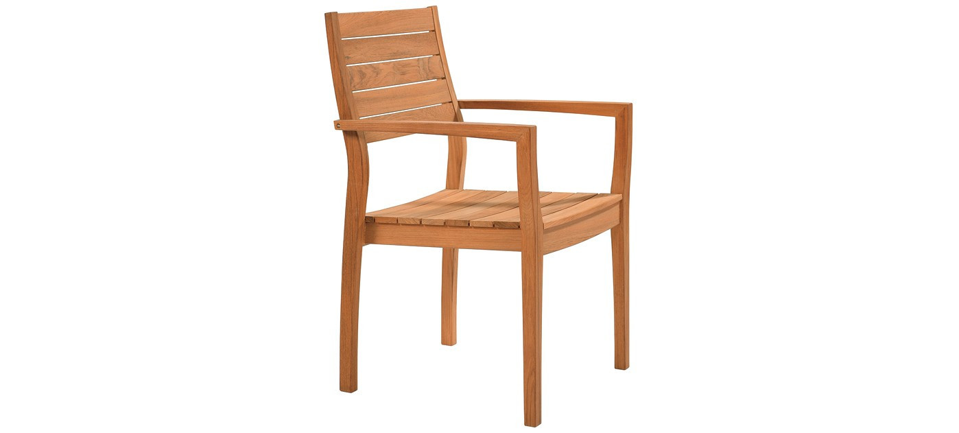 Barlow Tyrie Horizon Armchair with Teak Seat & Back