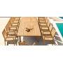 Barlow Tyrie Horizon Armchair with Teak Seat & Back, lifestyle