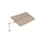 Barlow Tyrie Lounger Sunshade, Titanium 502