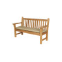 Barlow Tyrie London klupa s naslonom 150 cm, s jastukom