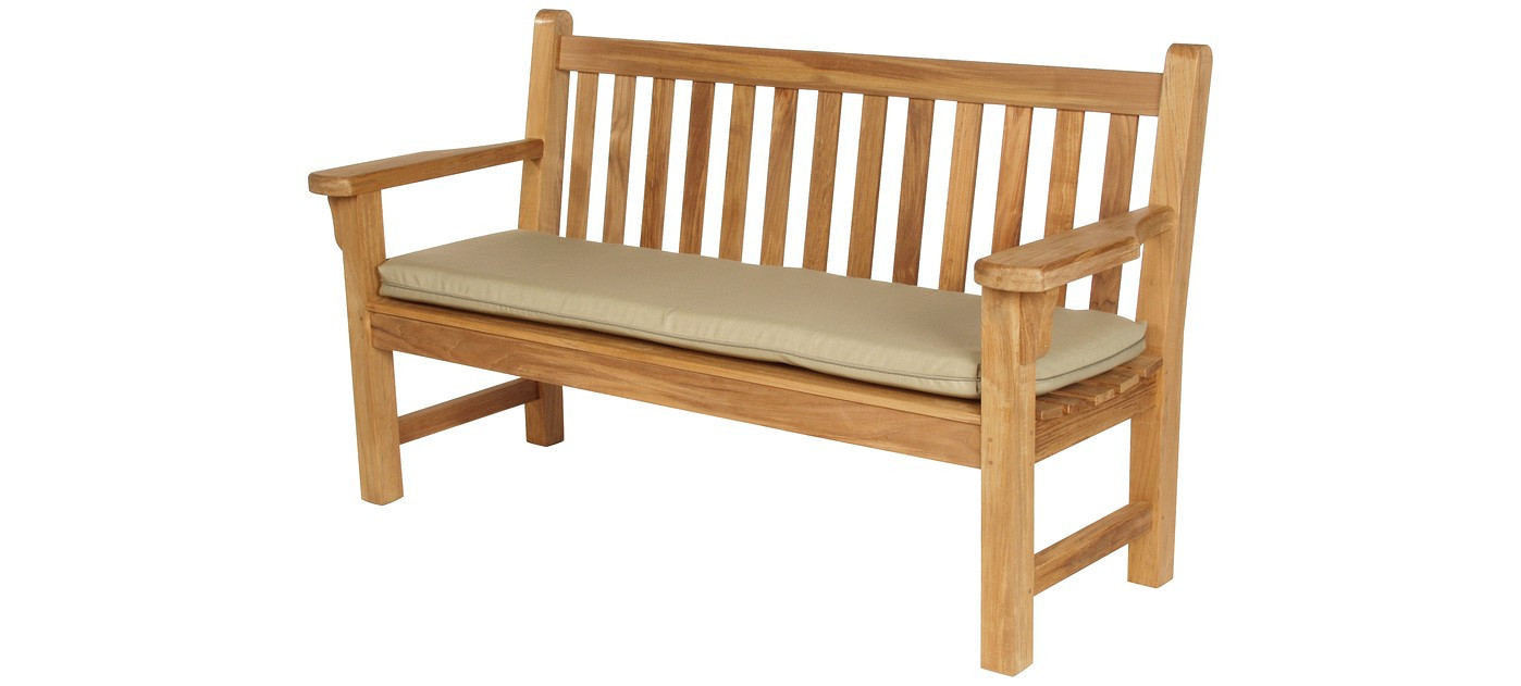 Barlow Tyrie London panchina con schienale 150 cm, con cuscino
