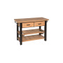 Barlow Tyrie Titan Serviertisch 136 cm, schwarzes Gestell