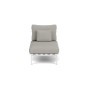 Barlow Tyrie Around Deep Seating Single, Arctic White 02, Left no arm, right no arm