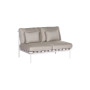 Barlow Tyrie Around Deep Seating Double, Arctic White 02, Left no arm, right no arm