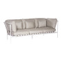 Barlow Tyrie Around Deep Seating Triple, Arctic White 02, Left aluminium arm, right aluminium arm