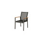 Barlow Tyrie Aura sedia con braccioli, Graphite 01, Charcoal 500