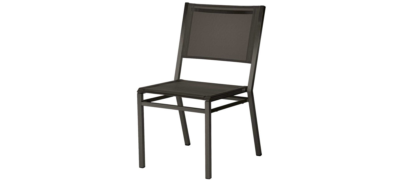 Barlow Tyrie Equinox Chair (powder-coated), Graphite 01, Carbon Sunbrella® 513