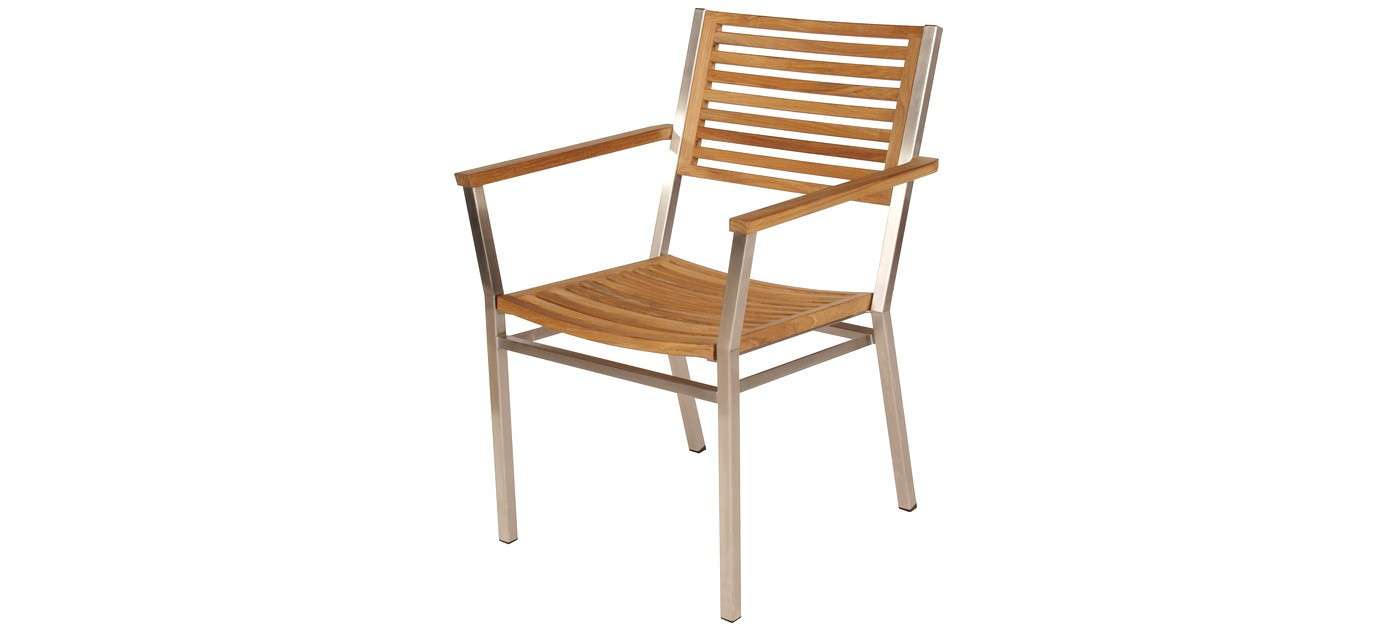 Barlow Tyrie Equinox Ess-Armlehnstuhl (Teak)