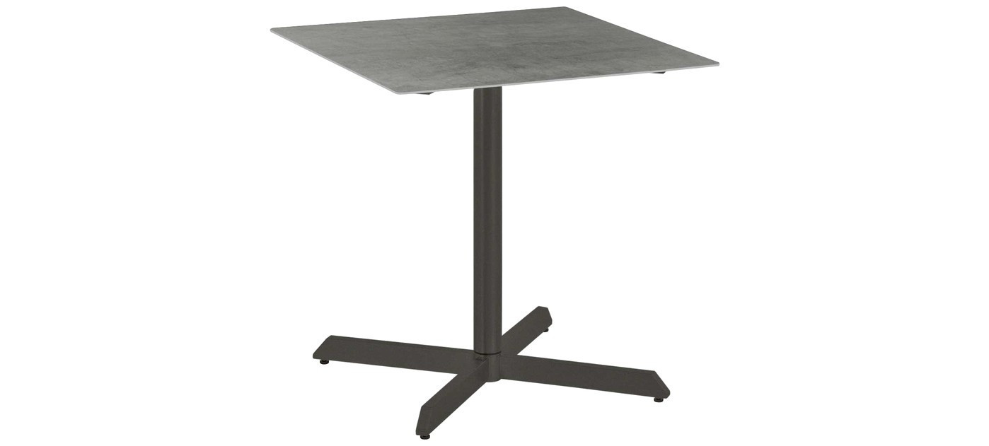 Barlow Tyrie Equinox Pedestal Table 70 cm, Graphite 01, Dusk 808