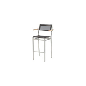Barlow Tyrie Equinox High Dining Carver, Charcoal 500