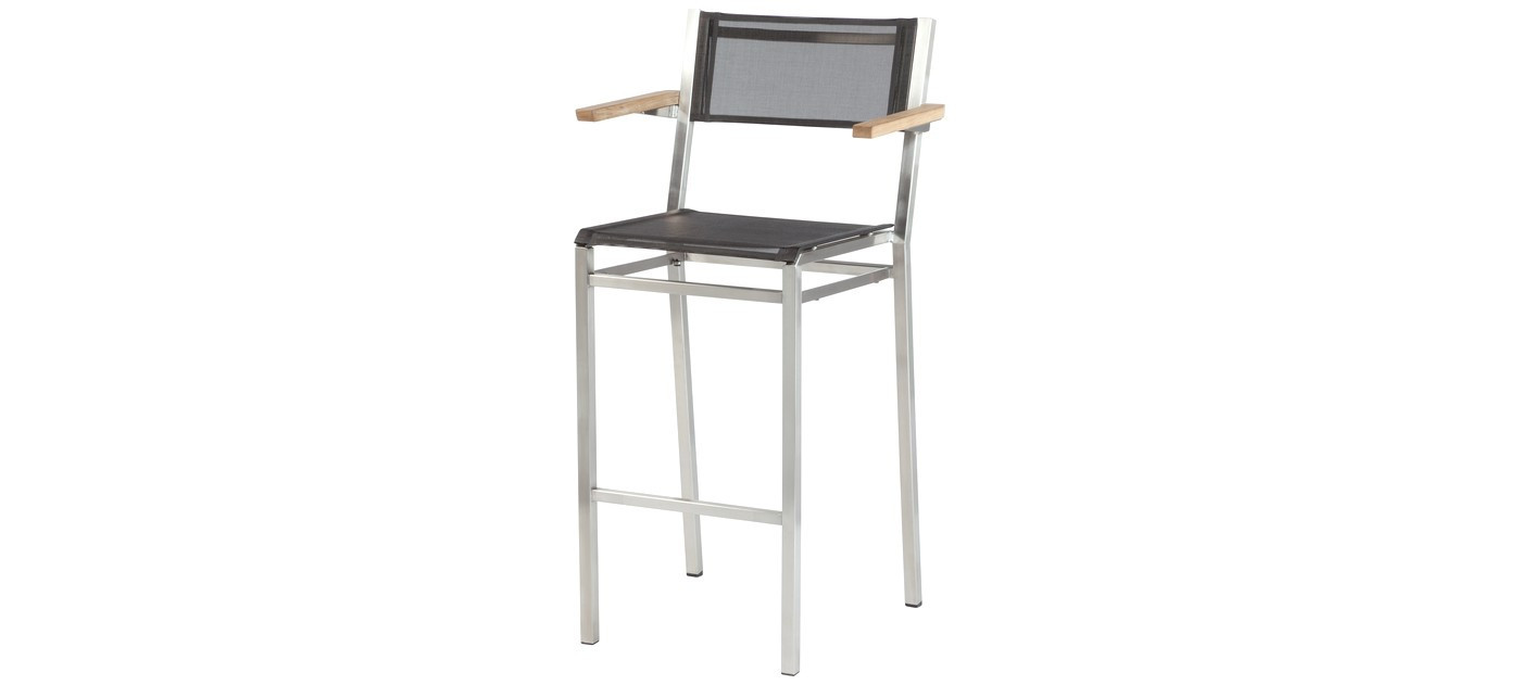 Barlow Tyrie Equinox barska stolica s rukonaslonima, Charcoal 500