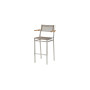 Barlow Tyrie Equinox sedia alta con braccioli, Titanium 502