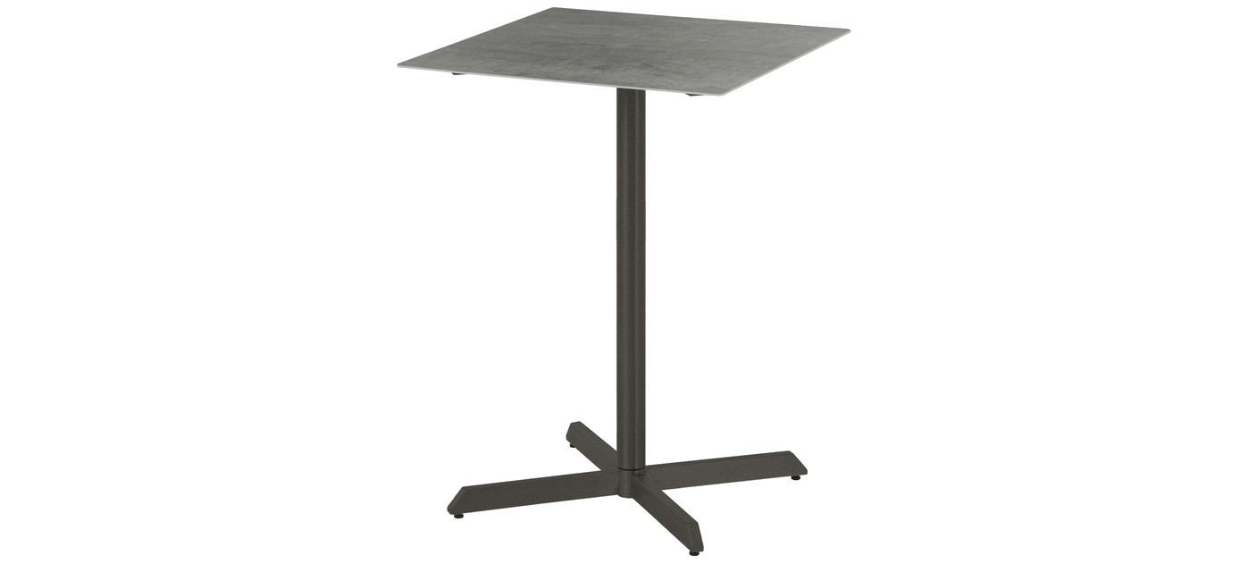 Barlow Tyrie Equinox barska miza s centralno nogo 70 cm, Graphite 01, Dusk 808