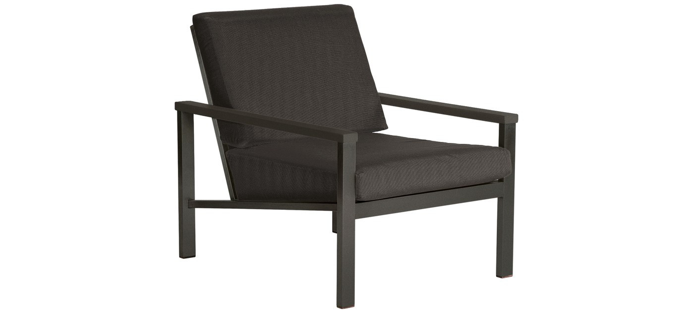 Barlow Tyrie Equinox DS Armchair (powder-coated), Graphite 01, Carbon Sunbrella® 513