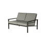 Barlow Tyrie Equinox DS Two-seater Settee (powder-coated), Graphite 01, Carbon Sunbrella® 513