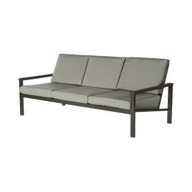 Barlow Tyrie Equinox Lounge-Dreisitzer (pulverbeschichtet), Graphite 01, Carbon Sunbrella® 513