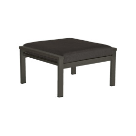 Barlow Tyrie Equinox pouf lounge (verniciato), Graphite 01, Carbon Sunbrella® 513