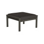 Barlow Tyrie Equinox Lounge-Hocker (pulverbeschichtet), Graphite 01, Carbon Sunbrella® 513