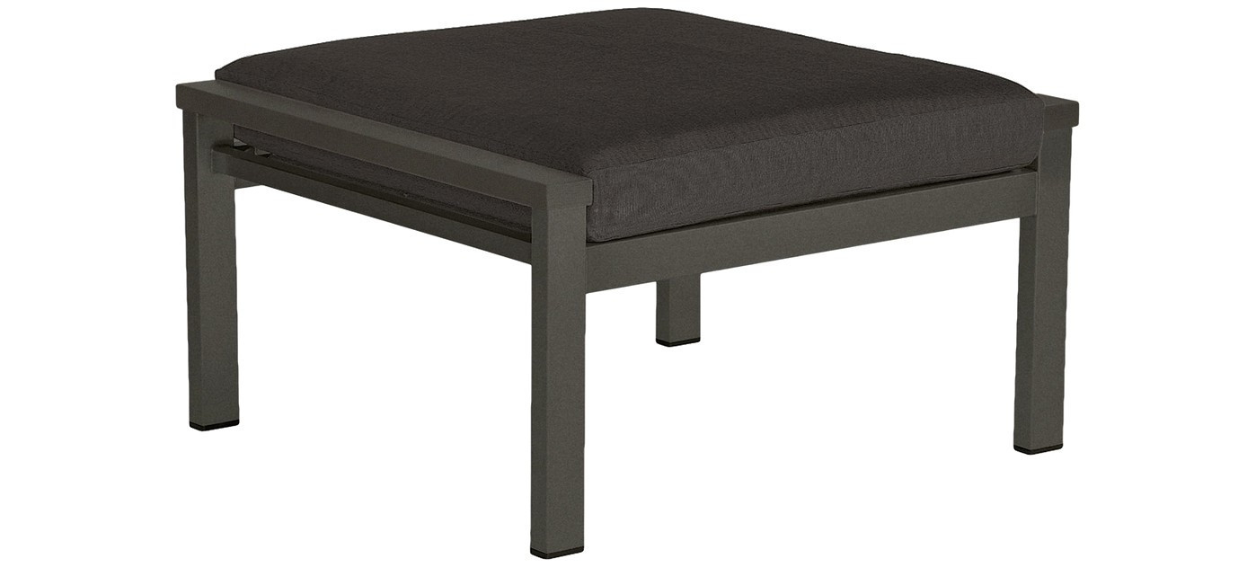 Barlow Tyrie Equinox lounge tabure (lakirani okvir), Graphite 01, Carbon Sunbrella® 513
