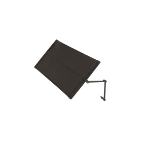 Barlow Tyrie Lounger Sunshade (powder-coated), Graphite 01, Carbon Sunbrella® 513