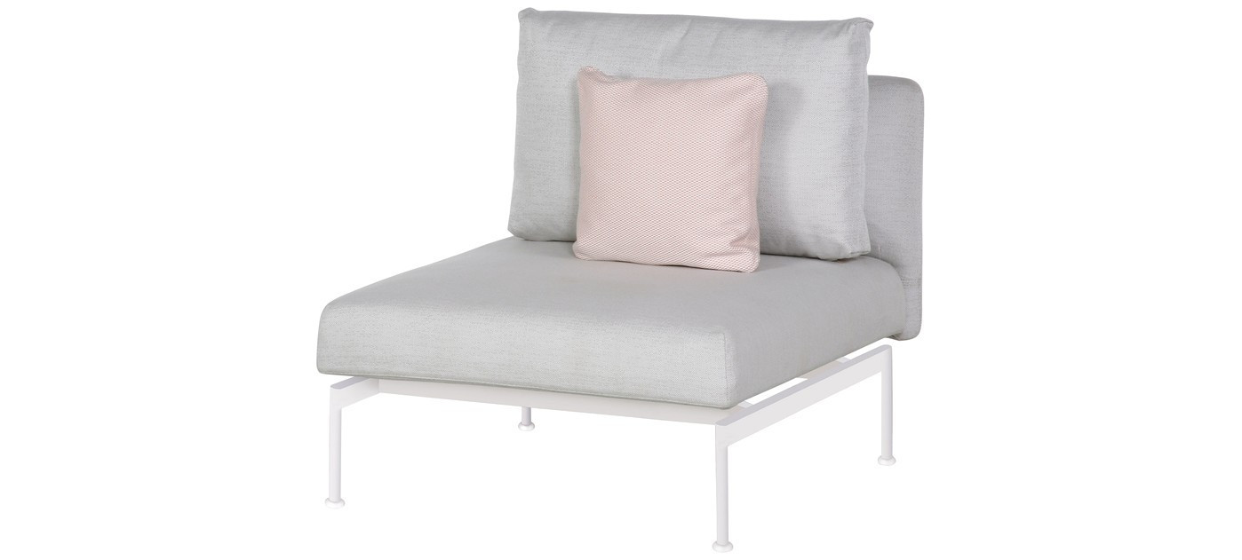 Barlow Tyrie Layout panca singola, Arctic White 02