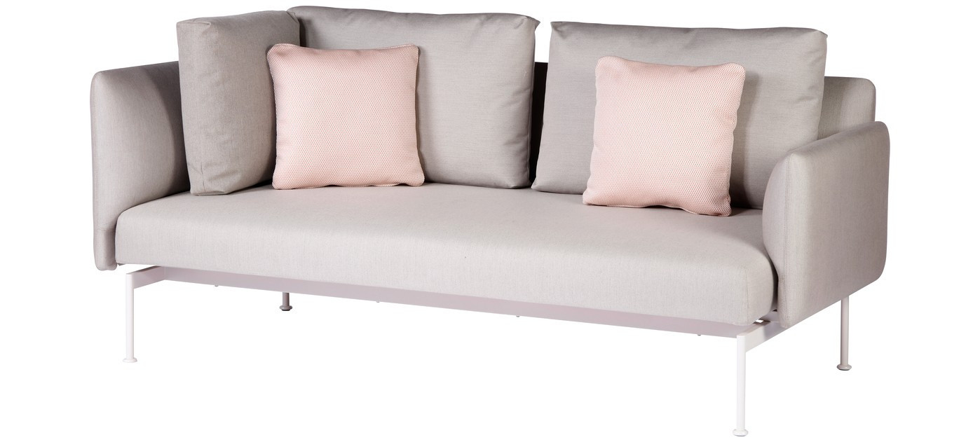 Barlow Tyrie Layout seduta angolare doppia, versione E, Arctic White 02