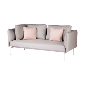 Barlow Tyrie Layout Double Corner Seat, High Arm, Arctic White 02