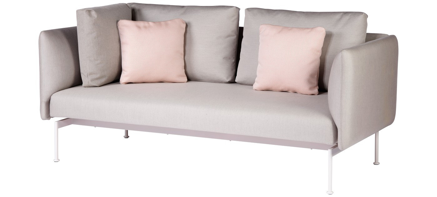 Barlow Tyrie Layout Double Corner Seat, High Arm, Arctic White 02