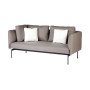 Barlow Tyrie Layout dvojni kotni sedež z visokim naslonom, Forge Grey 14