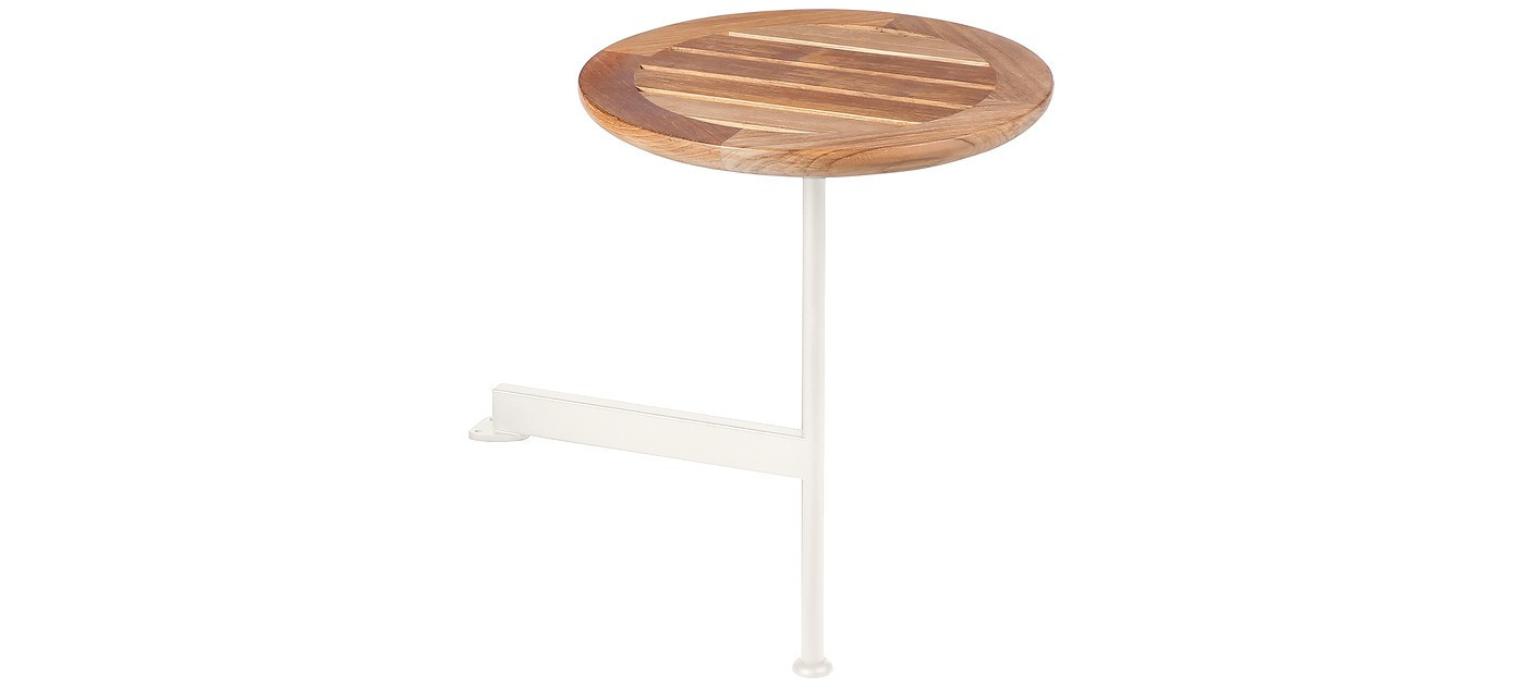 Barlow Tyrie Layout Beistelltisch Ø 40 cm, Arctic White 02