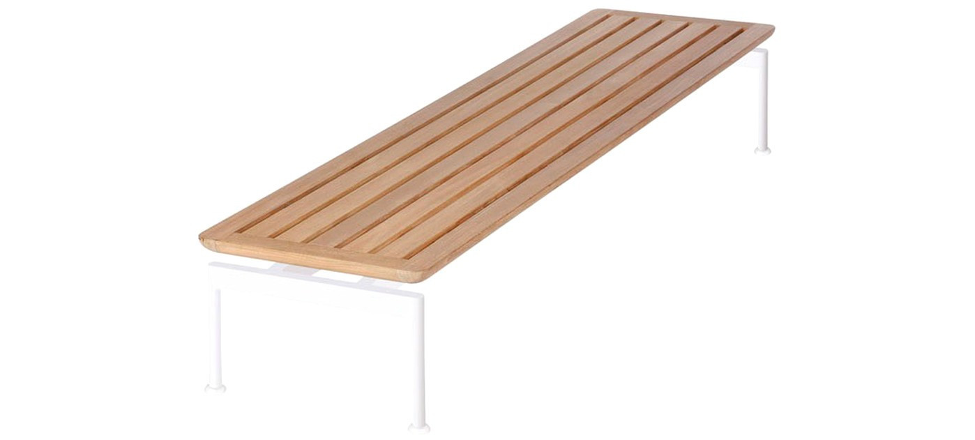 Barlow Tyrie Layout schmaler Couchtisch 160 cm, Arctic White 02