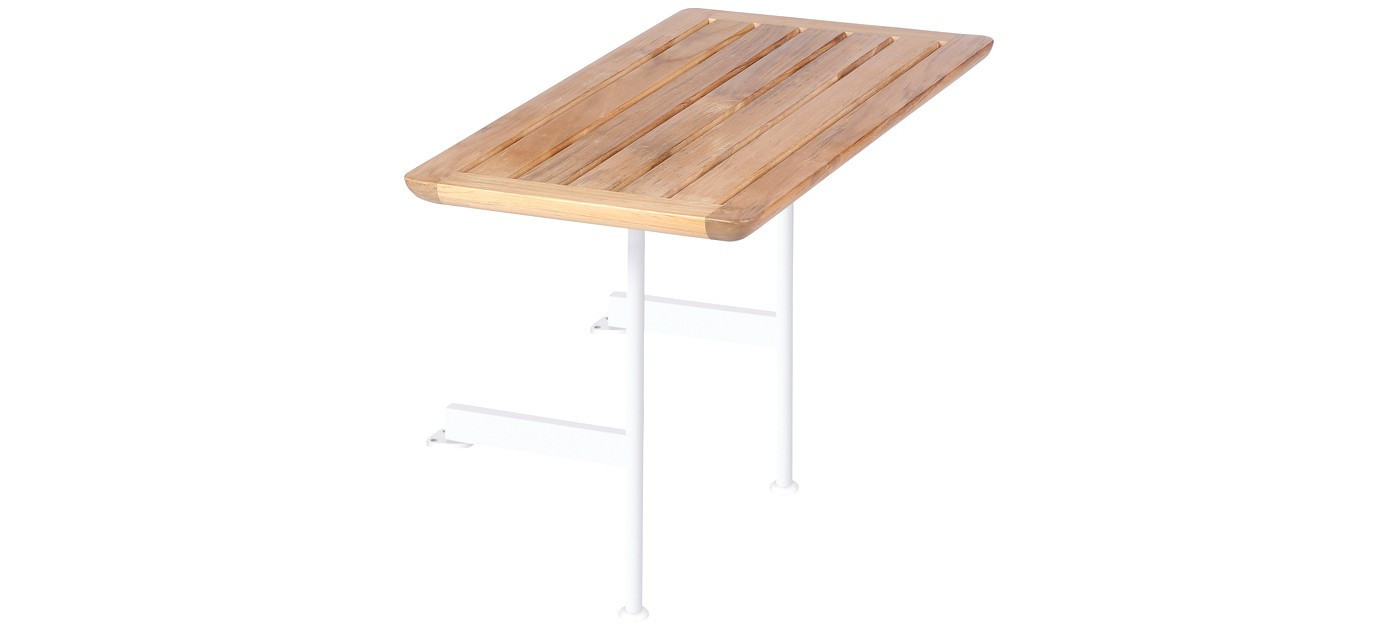 Barlow Tyrie Layout pomoćni stolić 80 cm, Arctic White 02
