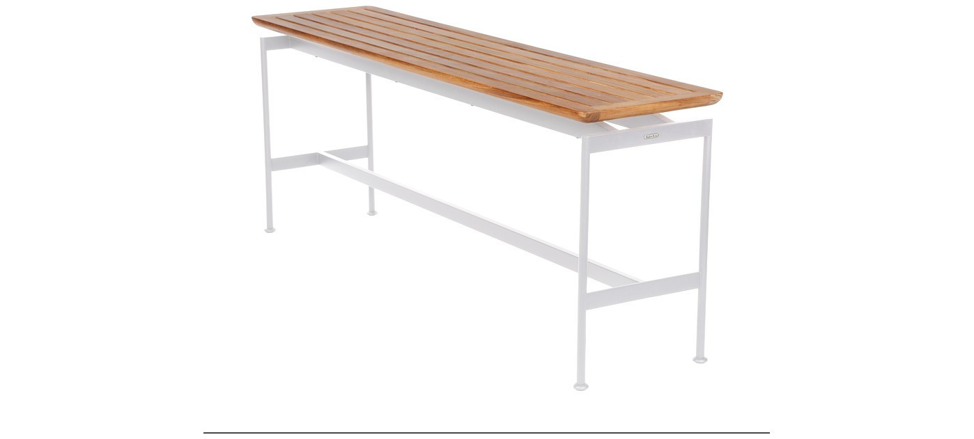 Barlow Tyrie Layout uski konzolni stol 160 cm, Arctic White 02