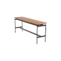Barlow Tyrie Layout schmaler Konsolentisch 160 cm, Forge Grey 14