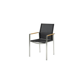 Barlow Tyrie Mercury Armchair, Teak, Charcoal 500