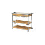 Barlow Tyrie Mercury tavolo di servizio, Frost 806