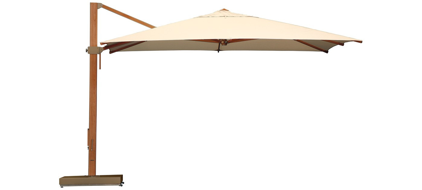 Barlow Tyrie Napoli ombrellone a braccio 4 x 4 m