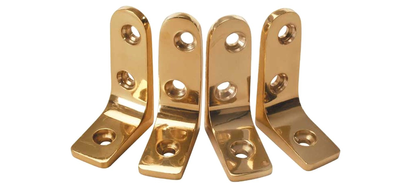 Barlow Tyrie fissaggi di sicurezza in ottone (set da 4)