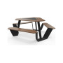 Extremis Anker picnic table, Hellwood 100% PEFC - Thermally treated wood