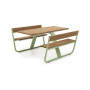 Extremis Manille picnic table, Pistache (RAL6021)