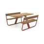 Extremis Manille picnic table, Copper brown (RAL8004)
