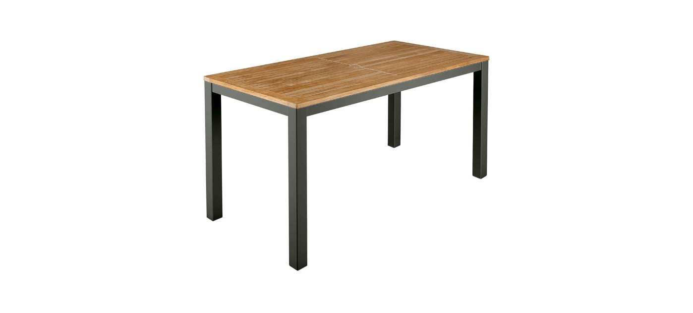 Barlow Tyrie Aura Narrow Table 140 cm, Graphite 01