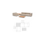 Extremis Walrus Lounge-Set, Safari