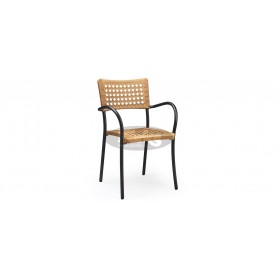 Ancona Circle Wicker stol z rokonasloni