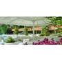 Golia bianco sopra area lounge