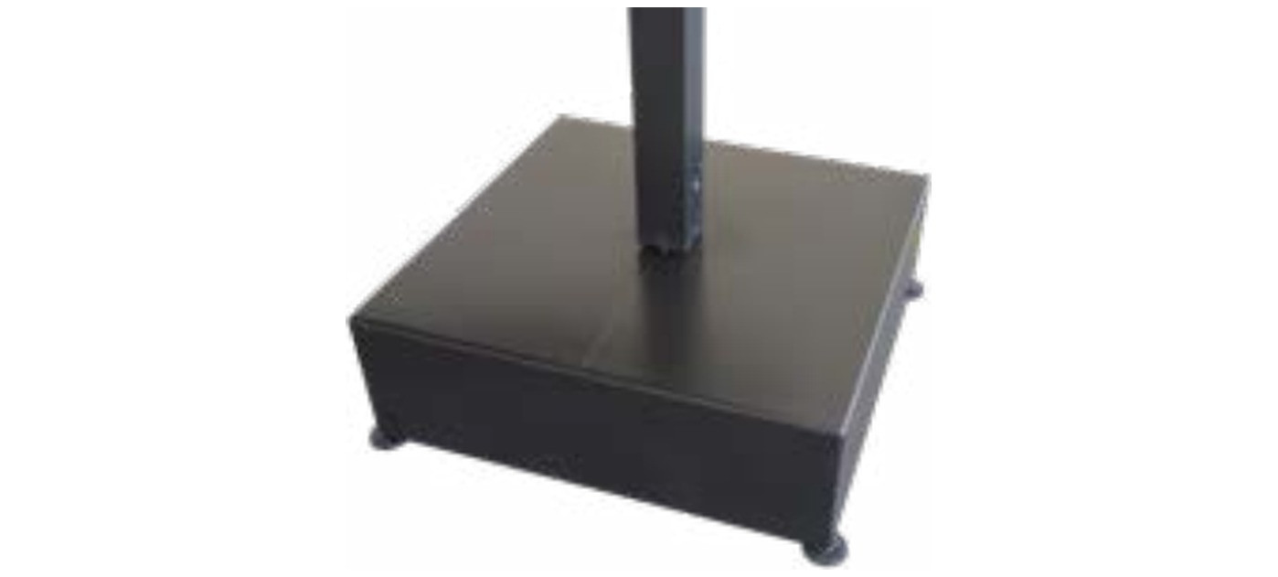 Gaggio niedrige Sitztruhe für Ständer 104 x 104 cm
