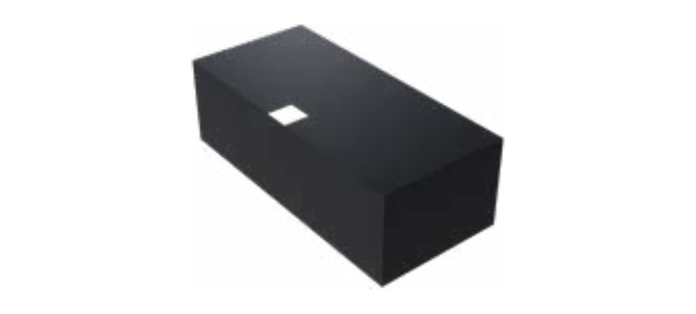 Gaggio niedrige Sitztruhe für festen Ständer Venezia 111 x 53 cm