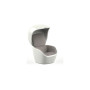 Extremis Keiseki lounge chair, Granite (Sunbrella® Wander), No base, No side table