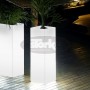 CUBE SQUARE visoka svetleča vaza