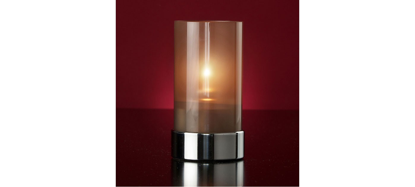 Namizna svečka METRO - siva